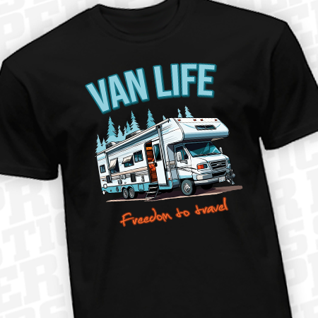 Van Life - koszulka czarna